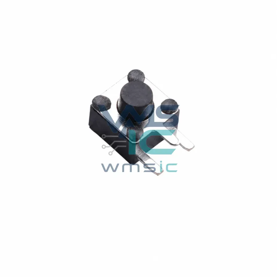 SMG-02B-H043A0 Tactile Switch 4.5x4.5x4.3mm 12V 50mA SMG-02B-H043A0 Right Angle Through Hole-3P 4.5x4.5mm Package