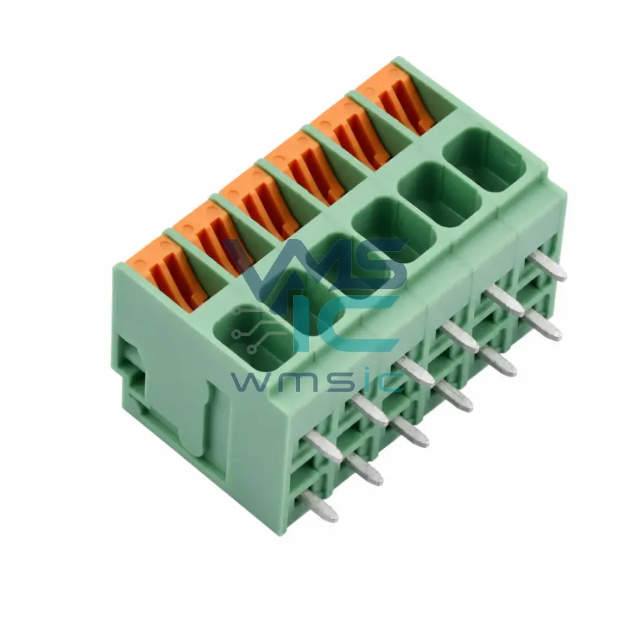 DBT50R-6.35-3P-BK-P 6.35mm Pitch 3 Pin Terminal Block DBT50R Right Angle Through Hole P 6.35mm Package