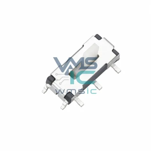 贴片立式两档正拨7脚贴片柄高2.0mm 白 MSS12C02 SMD-3P 6.7x2.8mm