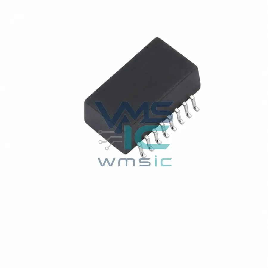 10/100BASE-T单端口带PoE功能变压器模块 HR641640E SMD-16P 12.7x9.5mm 封装