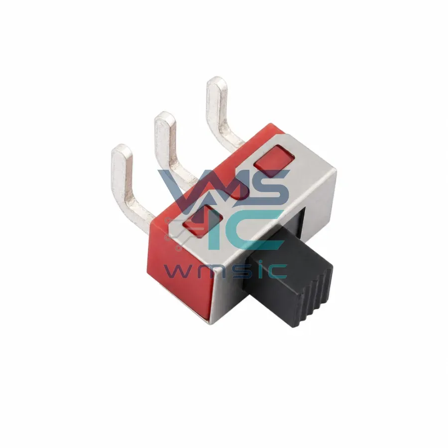 Slide Switch 2-Position Through-Hole SS-12D06G5 Right Angle Through Hole-3P 13x6.6mm Package