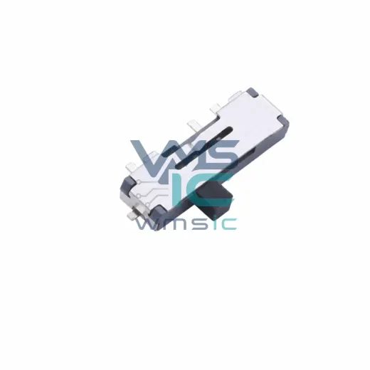 拨动開關 MSK12C02三档側拨贴片 8脚拨动 黑柄,柄长1.5mm,耐温 MSK13C02 SMD 9.7x1.4mm