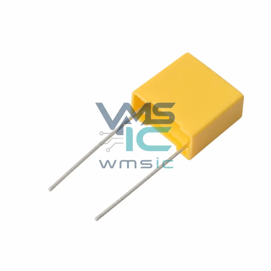 Безопасный конденсатор 100 нФ +/- 10% 13x12x6мм 275V/104 Выводной монтаж 13x12x6mm Корпус