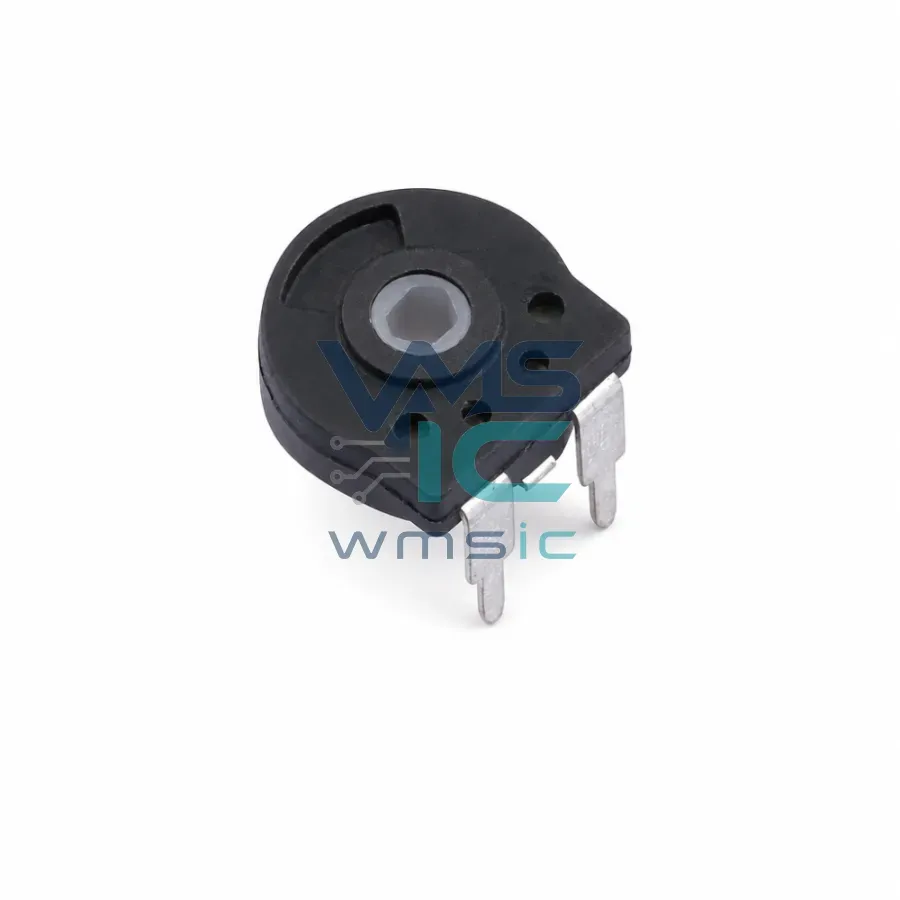 PT10-L-V-502 10mm Carbon Potentiometer 5k Ohm+/- 20% Horizontal Trimmer PT10 Through Hole-3P 10x10mm Package