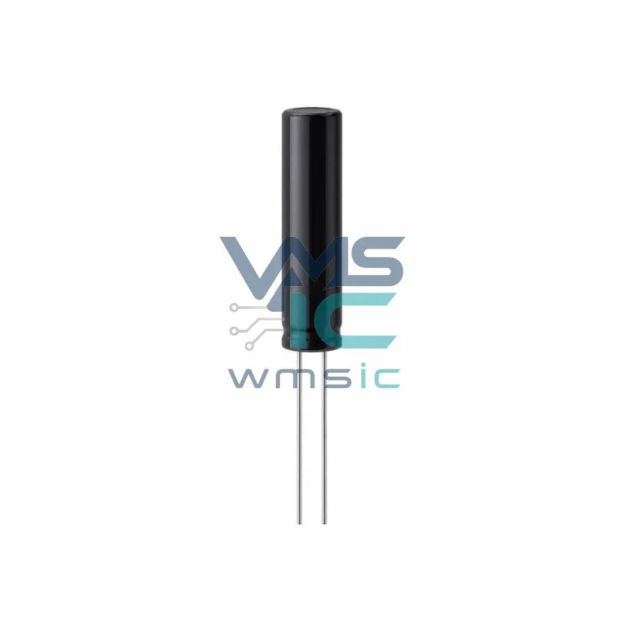 100uF plus minus 20 percent 80V Aluminum Electrolytic Capacitor 80TXW100MEFC6.3X50 Through Hole D6.3xL50mm Package