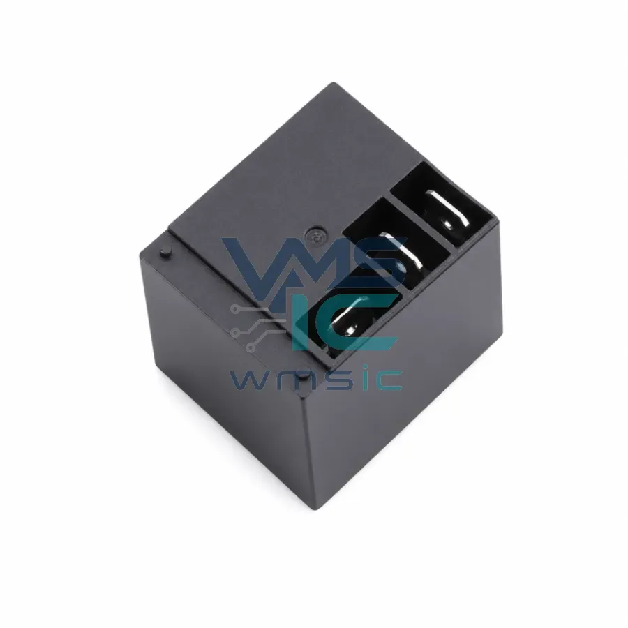 黑色 单组转换型继电器 SLC-12VDC-SL-C 插件 32.2x27.6mm 封装