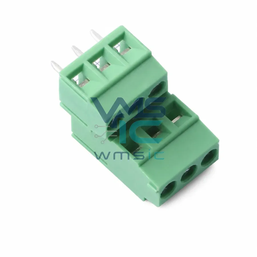 2x3P 3.5mm 直插 排数:2 每排P数:3 DB125A 插件 P=1.75mm(交錯脚) 封裝