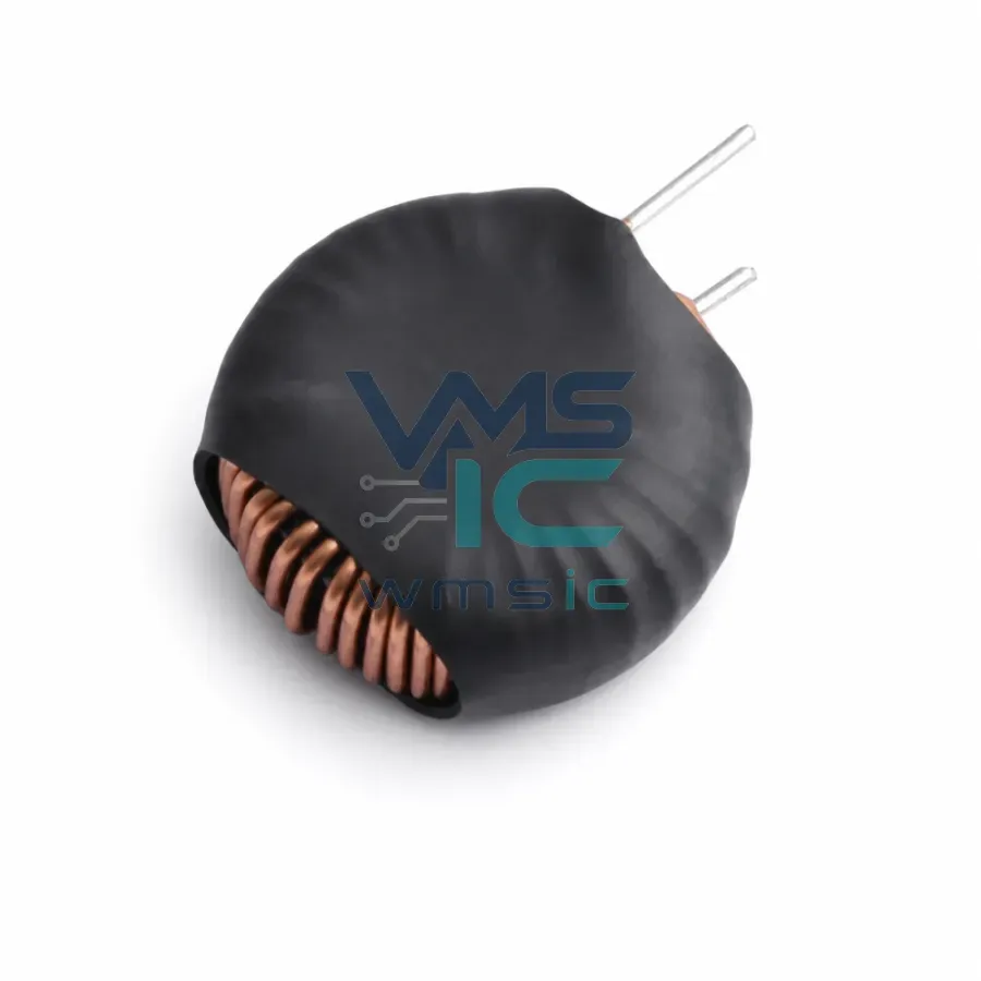 XR090125TS331MV1L Vertical Toroidal Inductor with Sleeve 330uH 1.0mm Wire XR090125TS331MV1L Through Hole 32x17mm Package