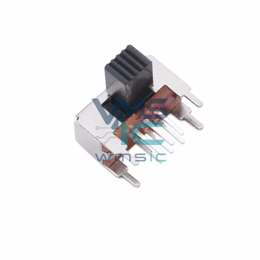 SK-23D29-G080 Horizontal Slide Switch 3-Position 8mm Handle SK-23D29-G080 Right Angle Through Hole 14x8.5mm Package
