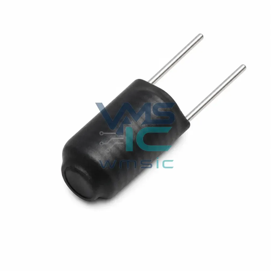 XRR4*12-2R2N Vertical Rod Inductor with Sleeve 2.2uH 0.7mm Wire 12.5TS XRR4 Through Hole D7.5xL13mm Package