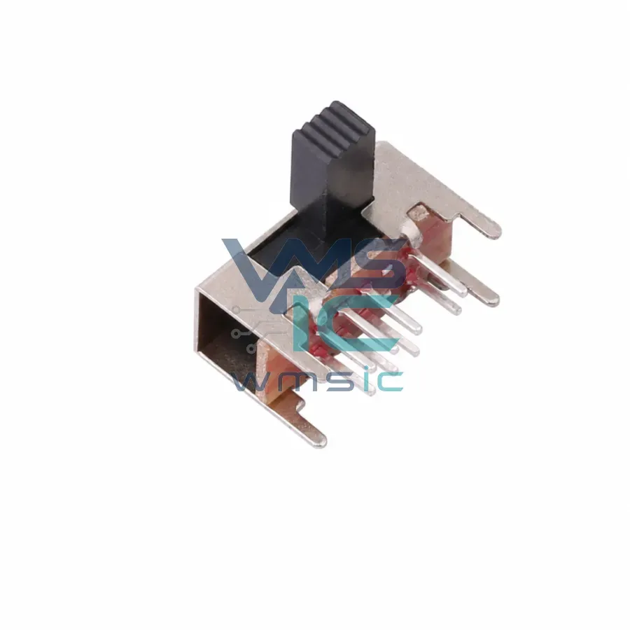 горизонтальный Slide переключатель Right Angle выводной монтаж SK-23D05-G070B 16x7.5mm Корпус
