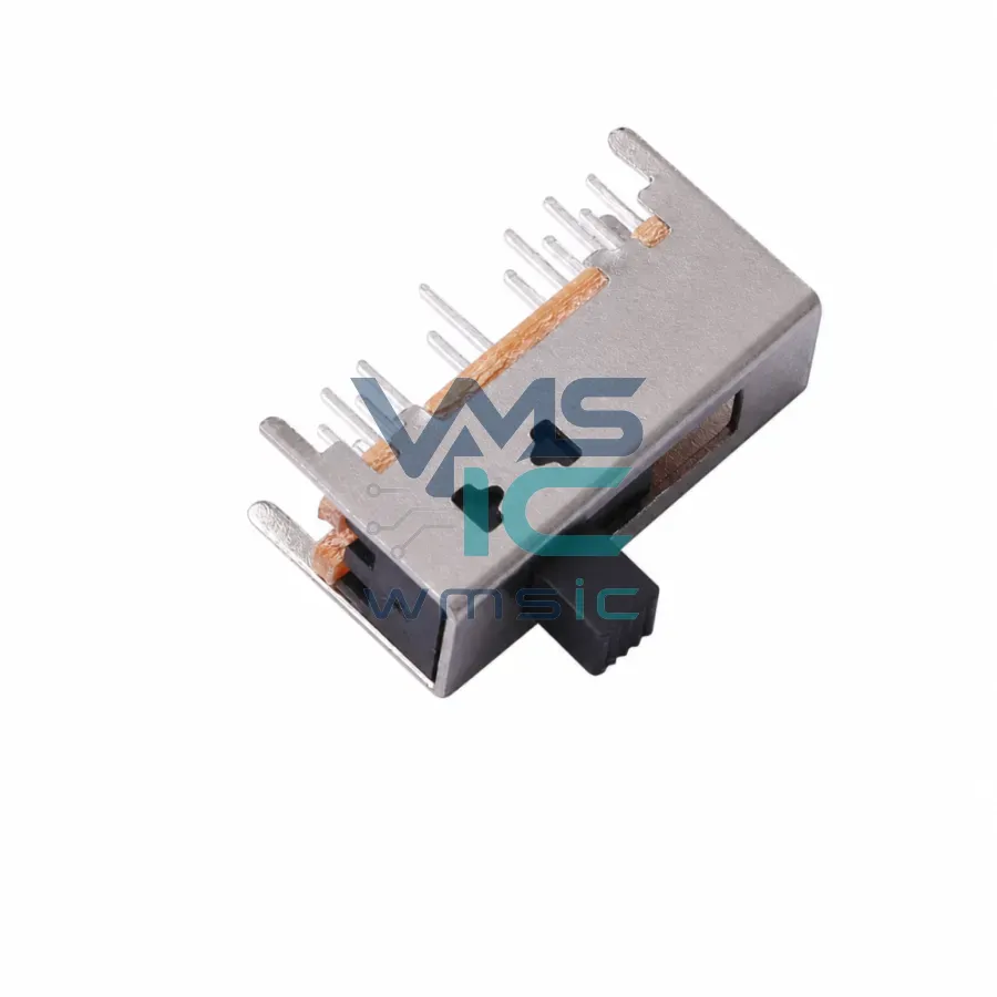 SS-25D01G4 Vertical Slide Switch SS-25D01G4 Through Hole 19.6x6.6mm Package