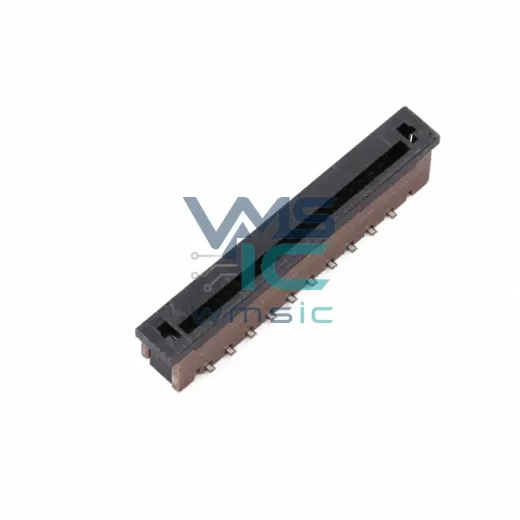 1.0mm Pitch 16 Pin Black Dual Contact Vertical SMT FPC Connector FC-10F16P11H47 SMD P 1mm()