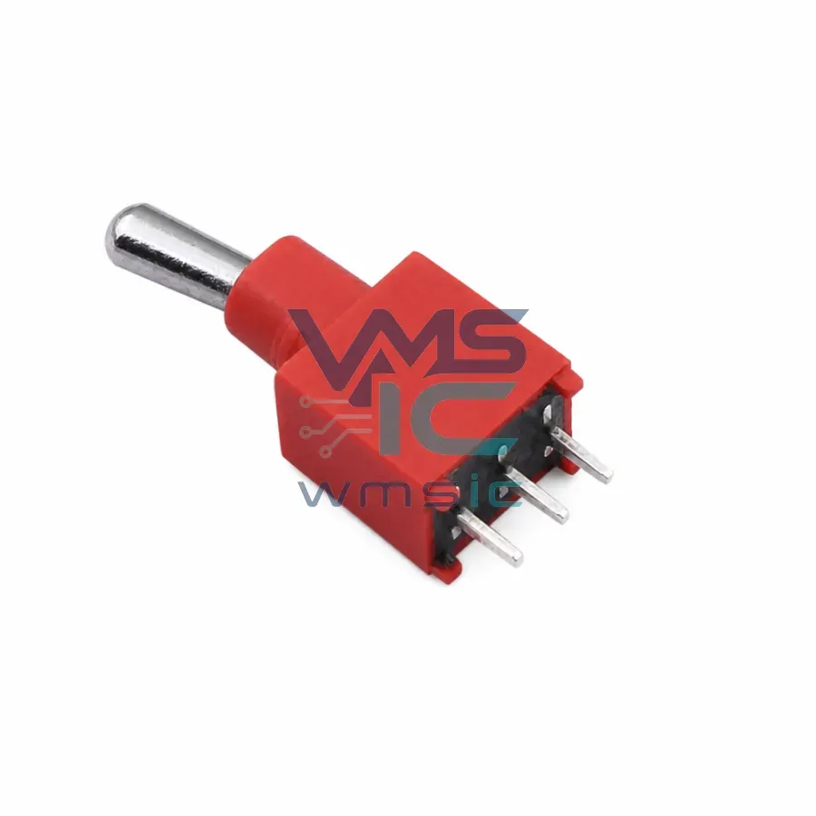 Ultra-Miniature Toggle Switch 3-Pin 2-Position Waterproof Plastic SA1-0-102 SA1-0-102-C02-0000-RS Through Hole-3P 8.1x5.9mm Package