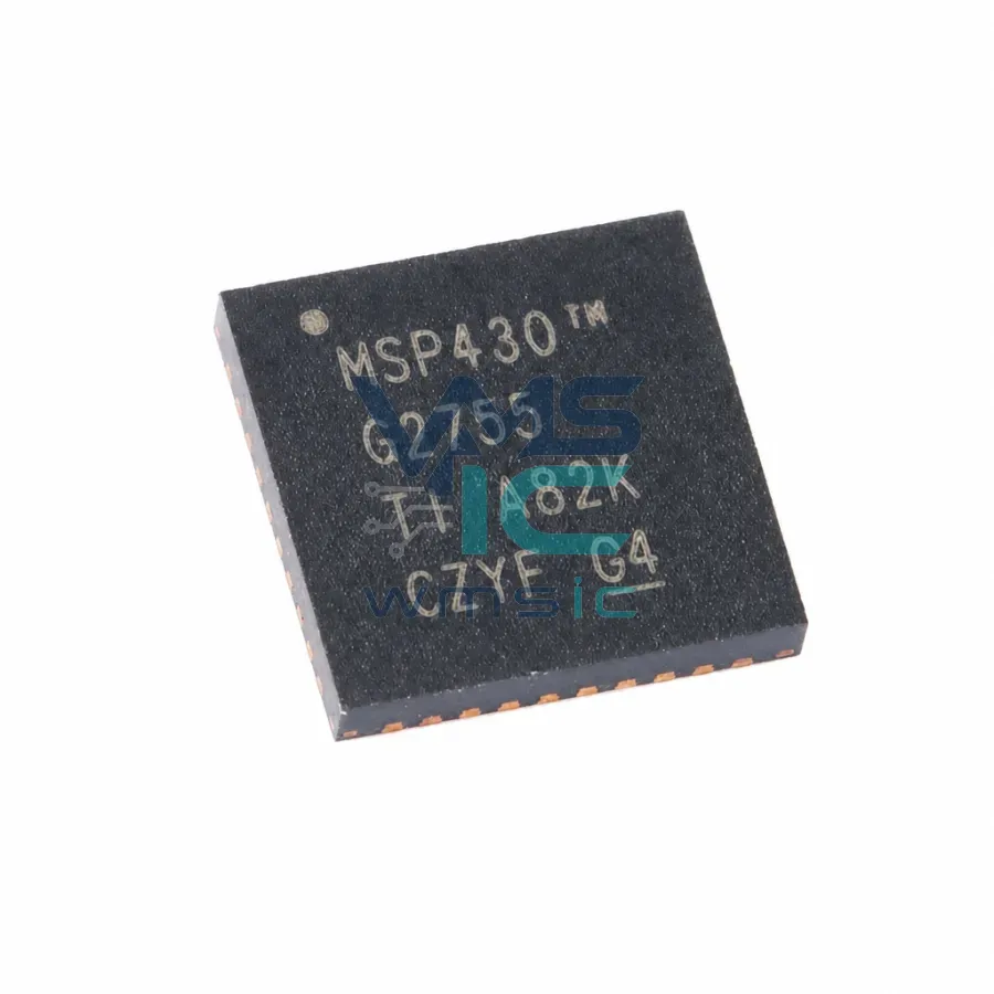 Микроконтроллер MSP430G2755IRHA40R, 16-бит, VQFN-40 Корпус