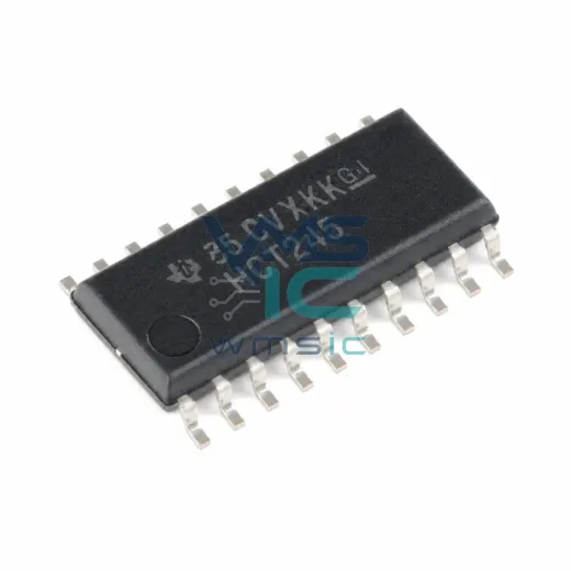 Микросхема SN74HCT245NSR, SOIC-20, восьмиканальный шинный приемопередатчик