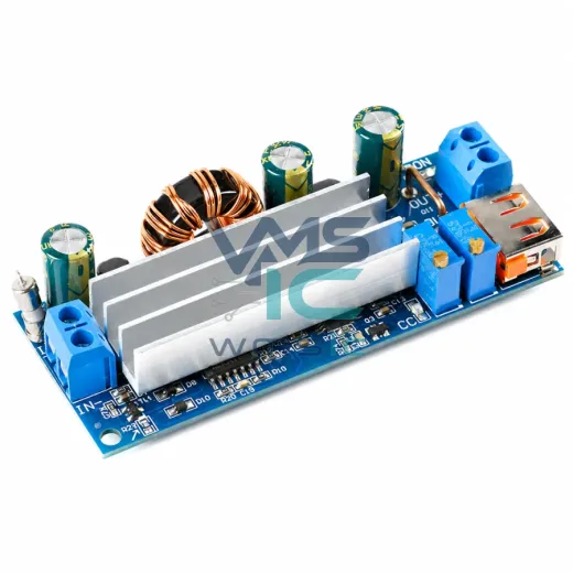 Повышающий модуль ZK-S4 80Вт 2-24В с USB, CC/CV