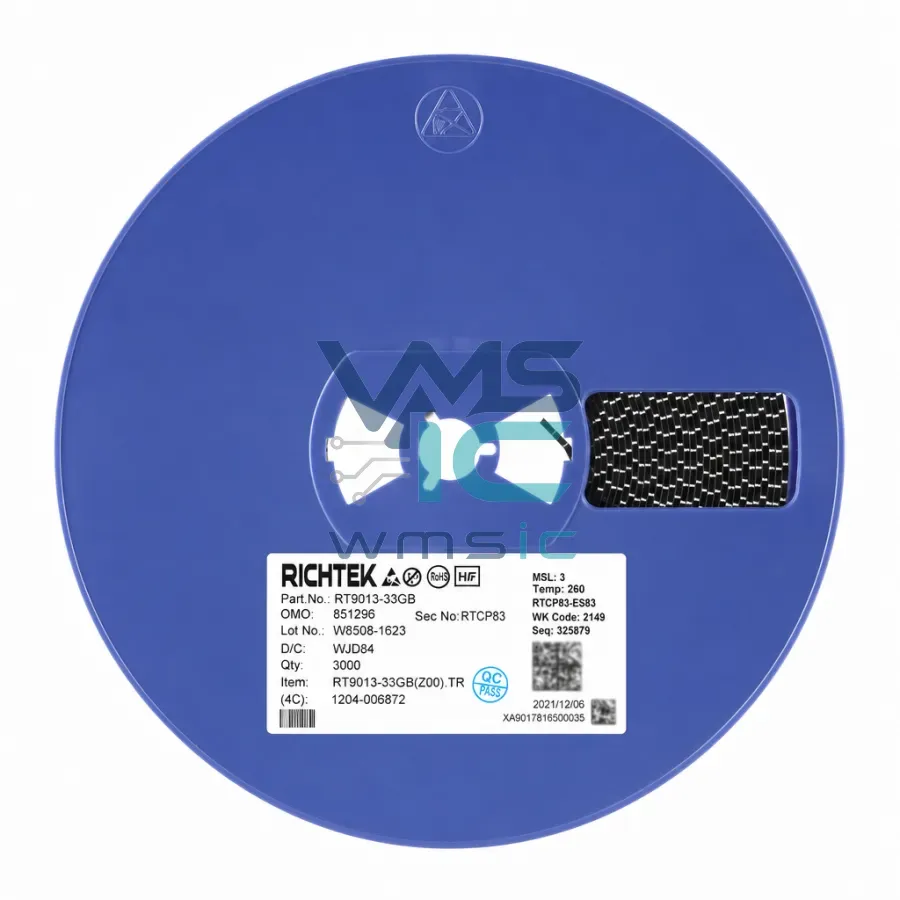 RT9013-33GB SOT23-5 Voltage Regulator LDO 3.3V/500mA Output Package