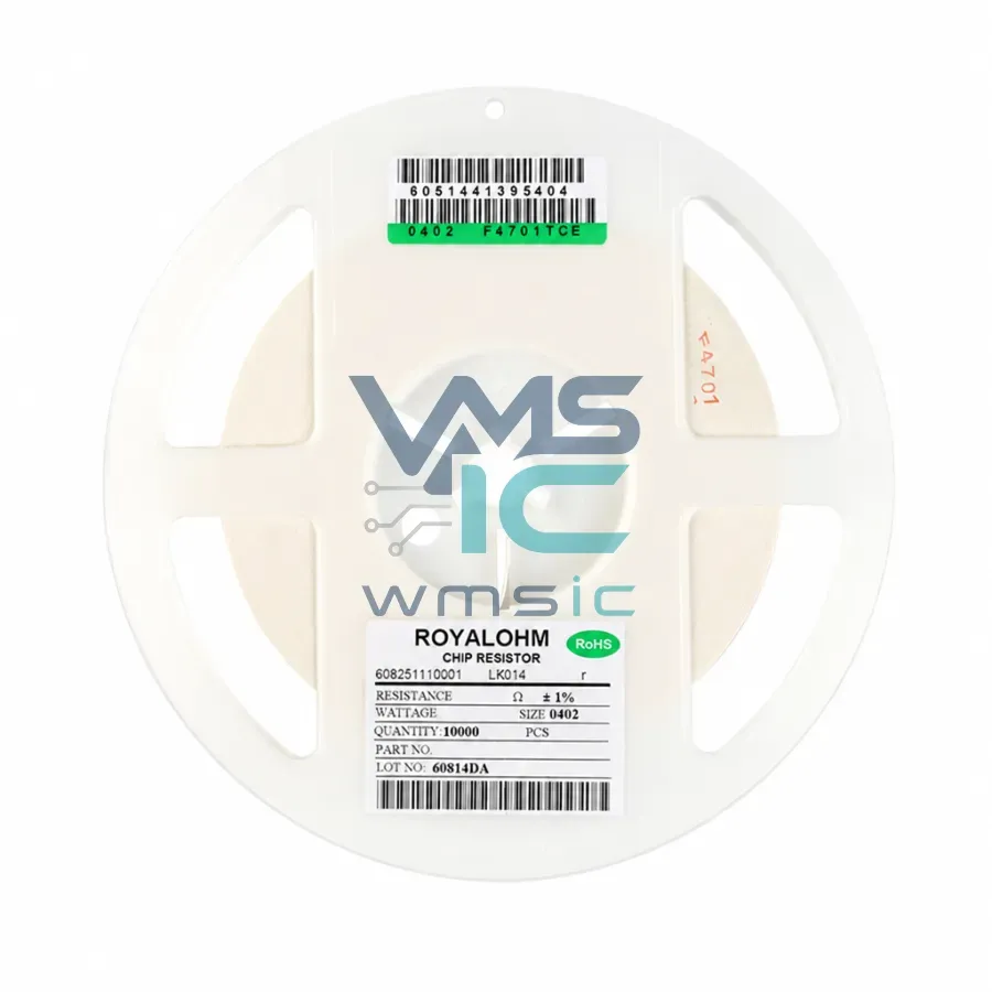 Резистор SMD 0402, 665 кОм, ±1%, 1/16 Вт, 50 шт. Корпус