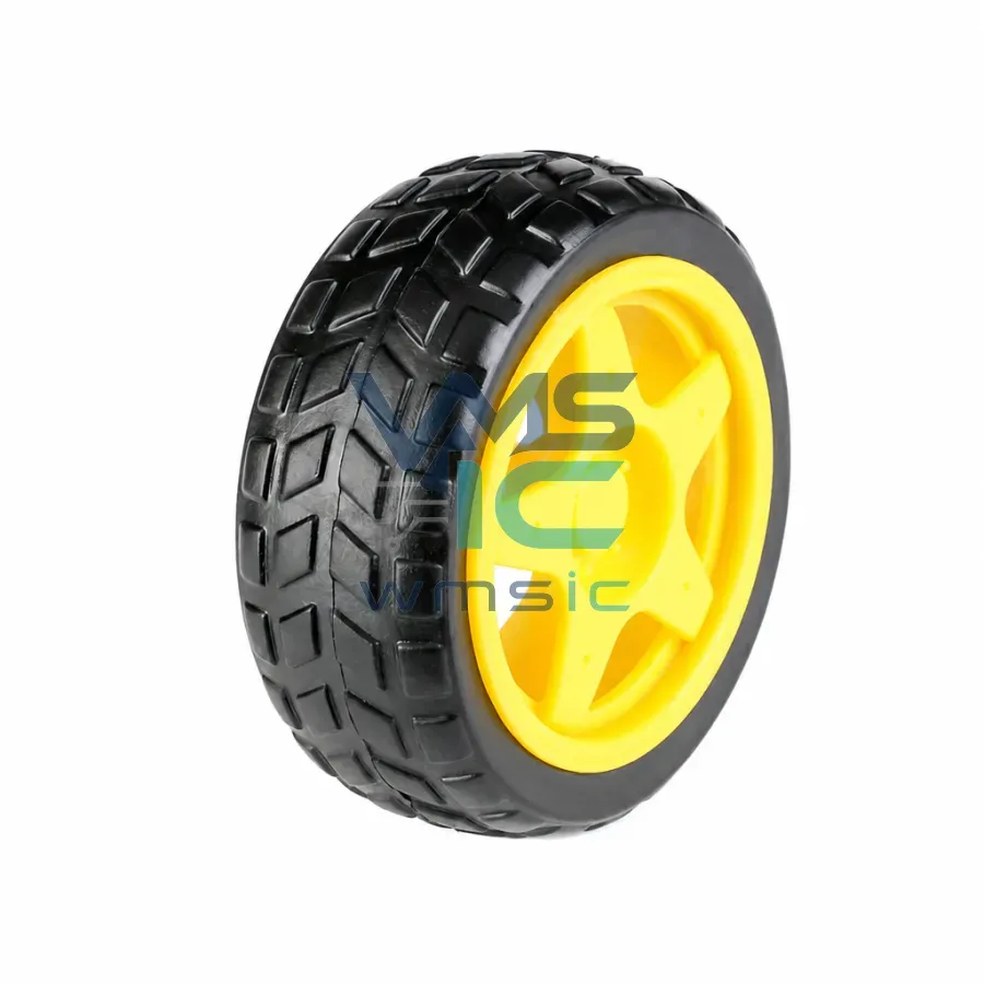 Резиновое колесо для шасси умного робота-автомобиля Корпус