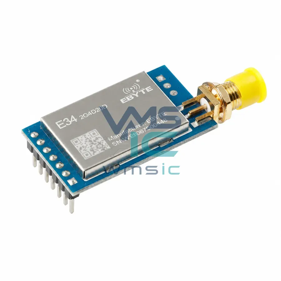 Полнодуплексный беспроводной модуль E34-2G4D20D 2.4ГГц nRF24L01+ Корпус
