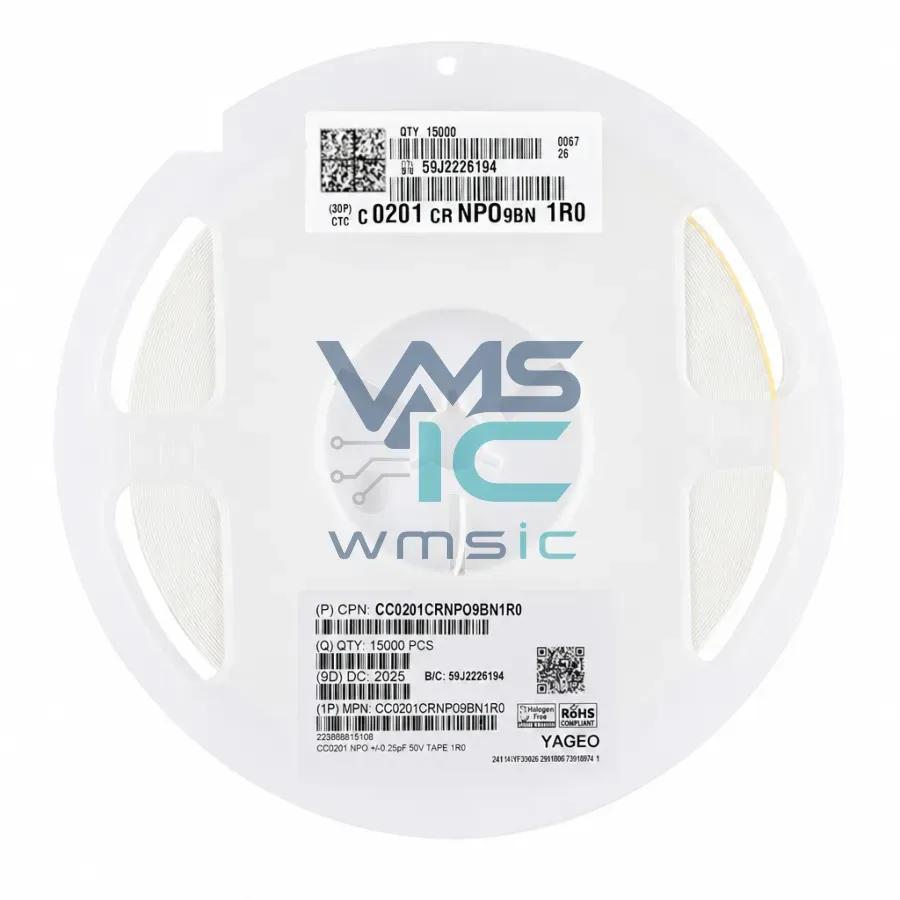 Конденсатор SMD 0201, 1 пФ, 50 В, ±0.25 пФ, NP0, CC0201CRNPO9BN1R0 Корпус