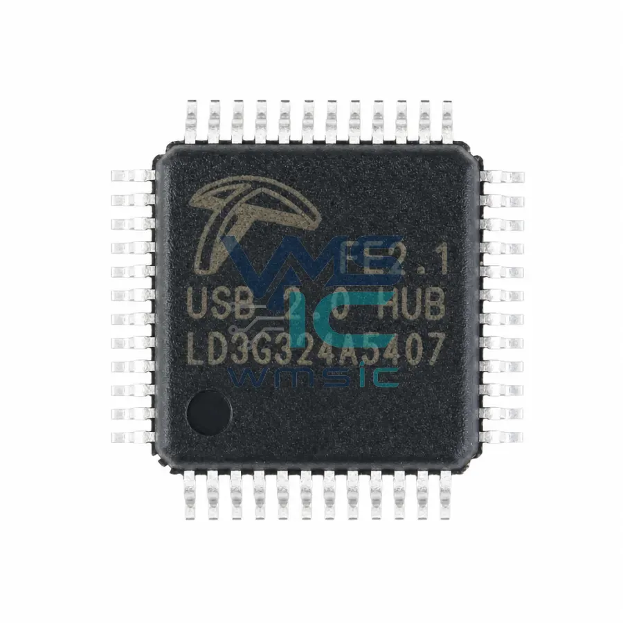 Контроллер USB 2.0 хаба на 7 портов FE2.1 LQFP-48 Корпус
