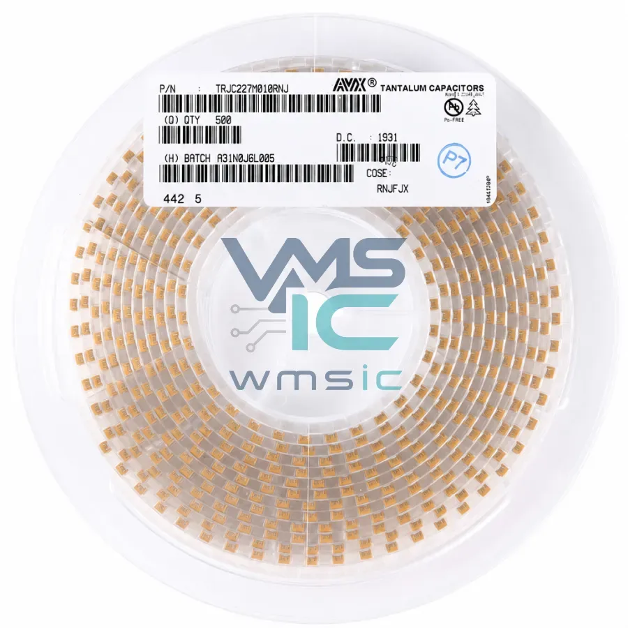 6032 C-Case SMD Tantalum Capacitor 10V 220uF+/ 20% TAJC227M010RNJ 6032C Package