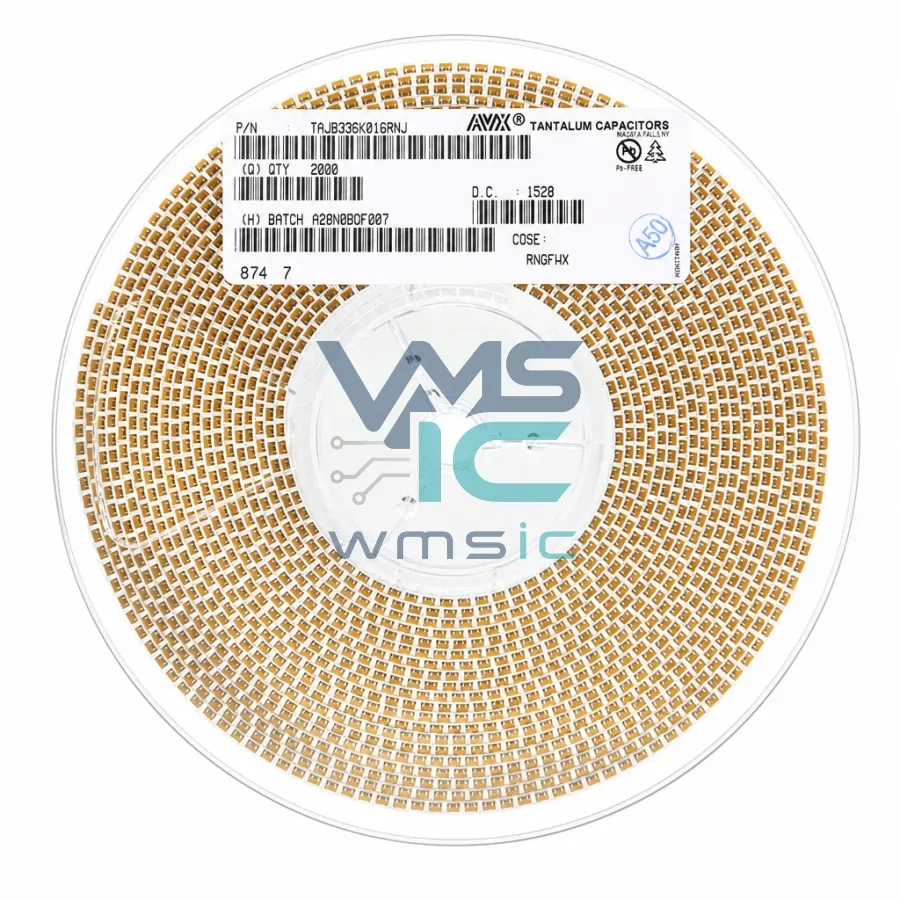 3528 B-Case SMD Tantalum Capacitor 16V 33uF+/ 10% TAJB336K016RNJ 1210 3528B Package