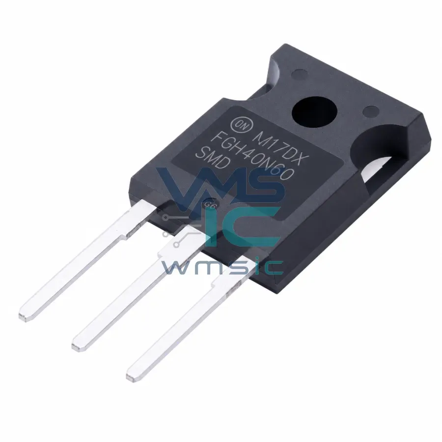 IGBT-транзистор FGH40N60SMD Field Stop II, 600В, 80А, TO-247 Корпус