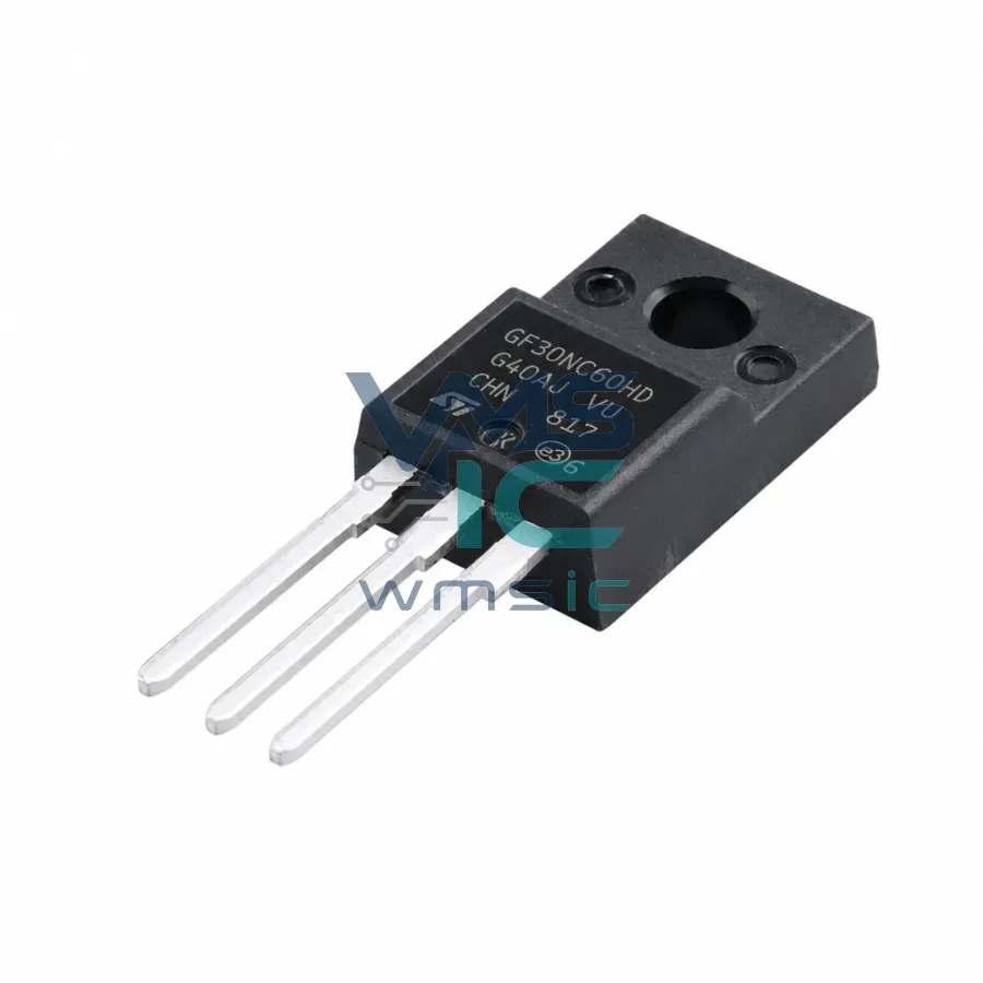 IGBT-транзистор STGF3NC120HD МощностьMESH, 1.2кВ, 6А, TO-220FP Корпус