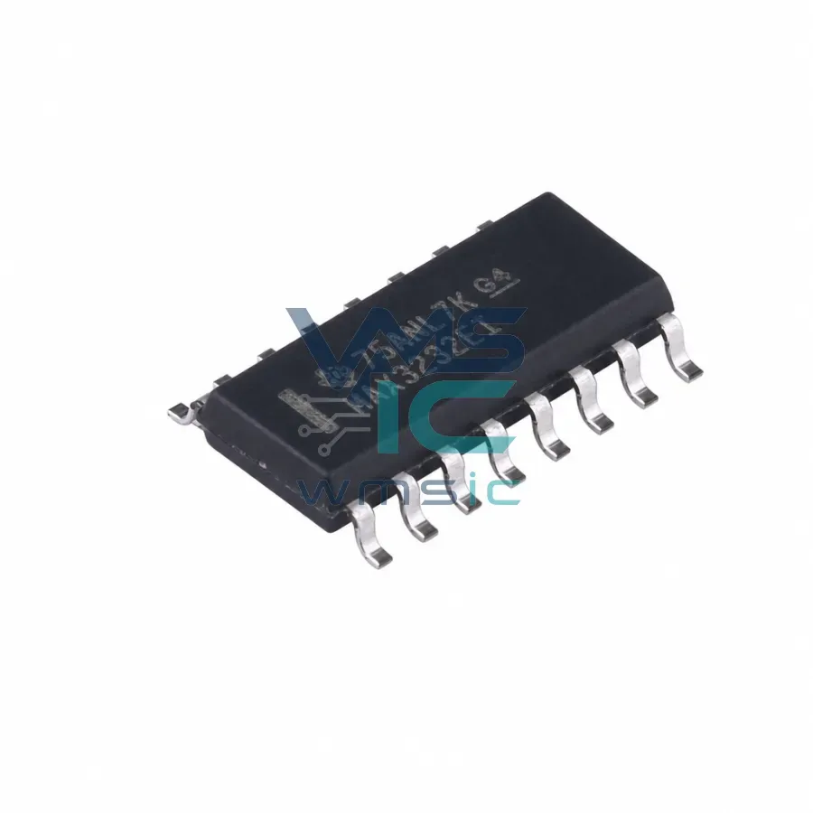 Приемопередатчик RS-232 MAX3232EID с защитой ESD ±15 кВ, 3.0–5.5 В, SOIC-16 Корпус