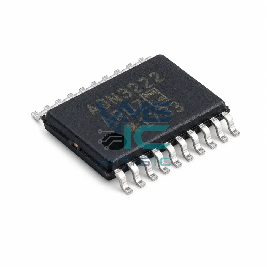 高速、+3.3V、双通道RS232/V.28接口器件，具有460kBPS数据速率、关断引脚和使能引脚 ADM3222ARUZ TSSOP-20 封装