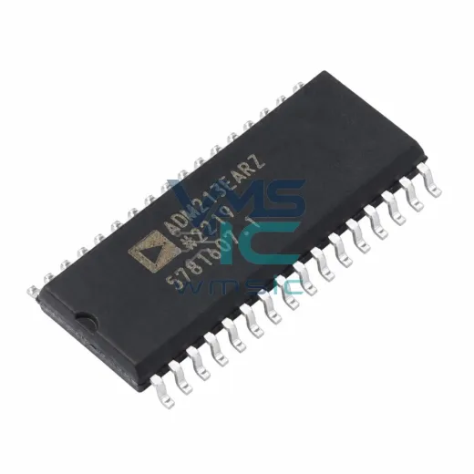 Трансивер RS-232 ADM213EARZ с защитой ESD 15 кВ, SOIC-28-300mil
