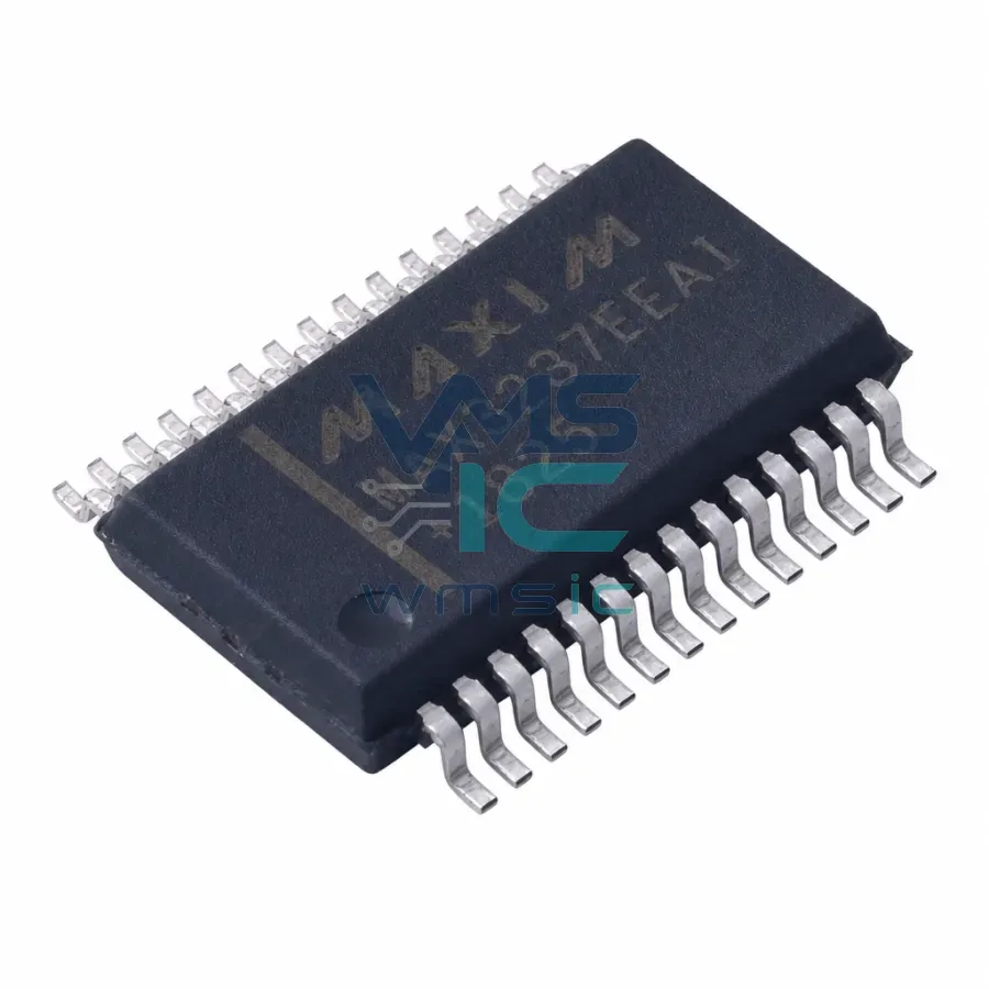 Трансивер RS-232 MAX3237EEAI+, 3.0В-5.5В, 1 Мбит/с, ESD ±15 кВ, SSOP-28-208mil Корпус