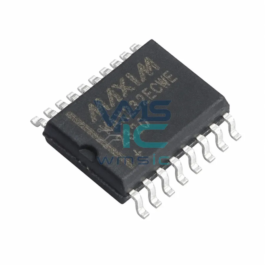 Приемопередатчик RS-232 MAX232ECWE+, 5В, ESD +/- 15кВ, SOIC-16-300mil Корпус