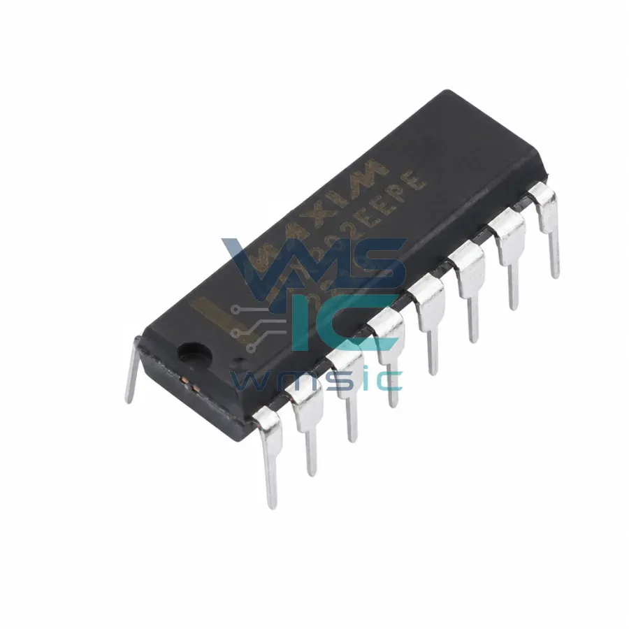+ 5В RS-232 Приемопередатчик +/- 15кВ ESD MAX202EEPE MAX202EEPE+ PDIP-16 Корпус