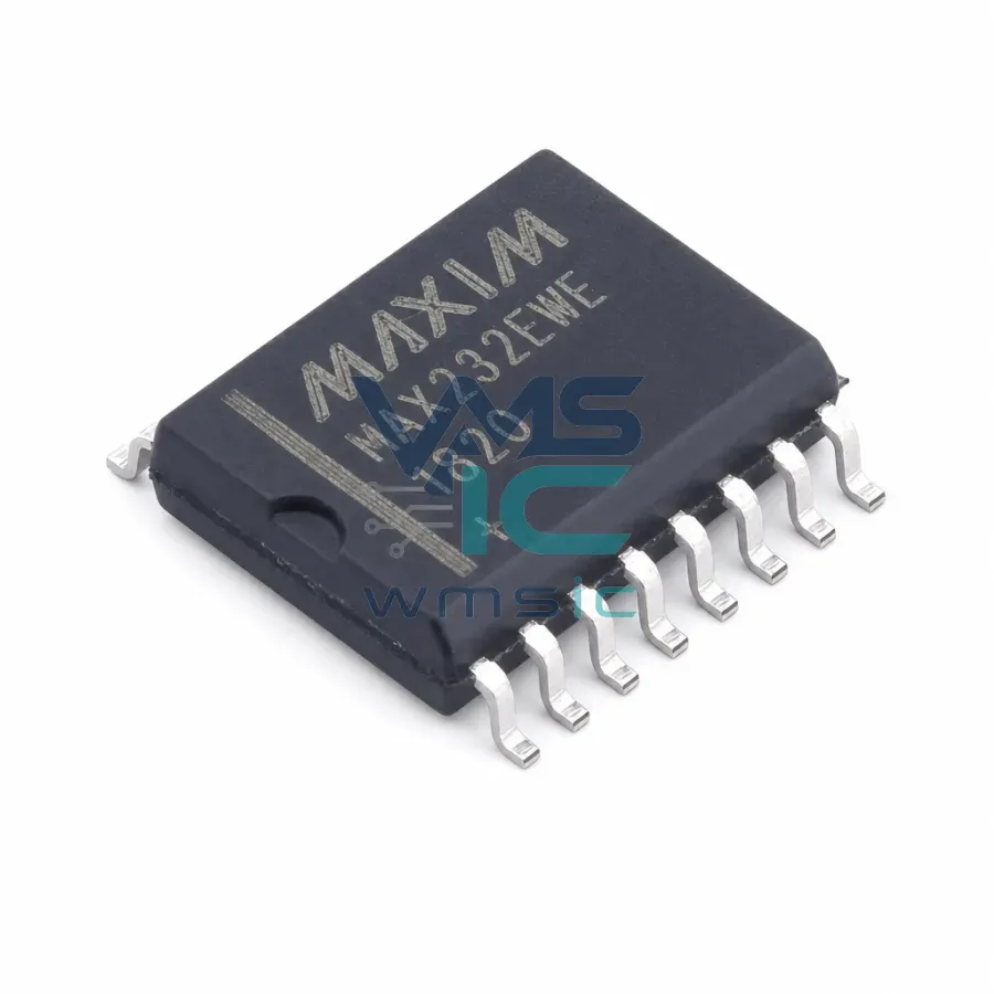 + 5В многоканальный RS-232 драйвер/приемник MAX232EWE MAX232EWE+ SOIC-16-300mil Корпус