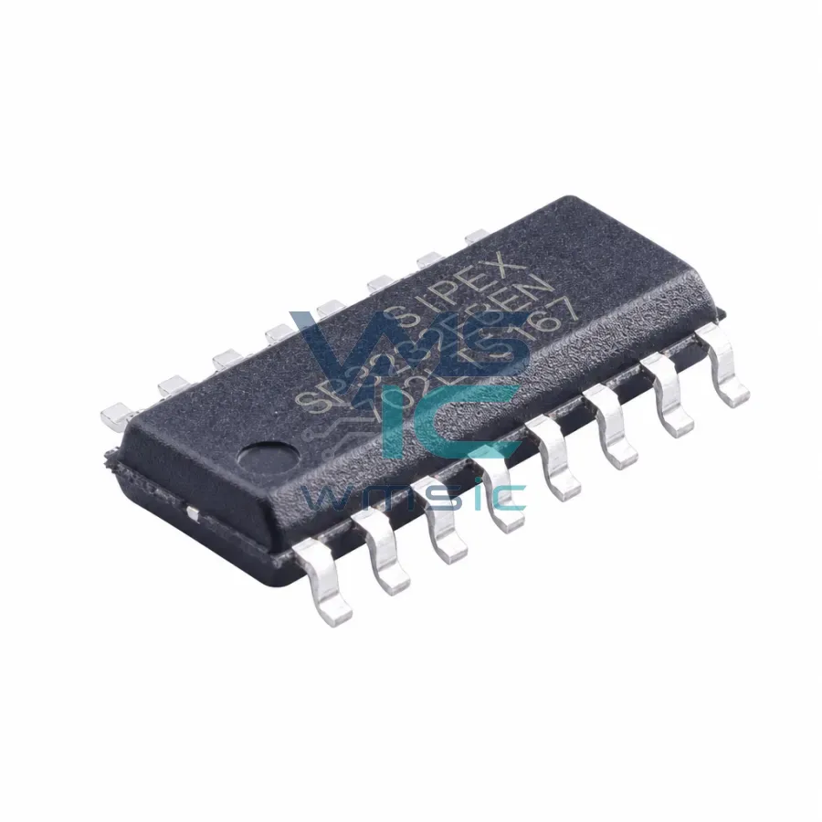 Приемопередатчик RS-232 SP3232EBEN-L/TR, 3.0–5.5 В, 250 кбит/с, SOIC-16 Корпус