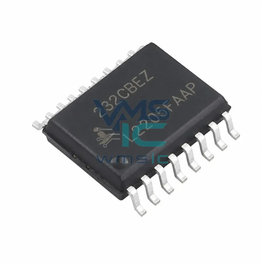 Маломощный приемопередатчик RS-232 ICL232CBEZ, 3В-5.5В, SOIC-16-300mil Корпус