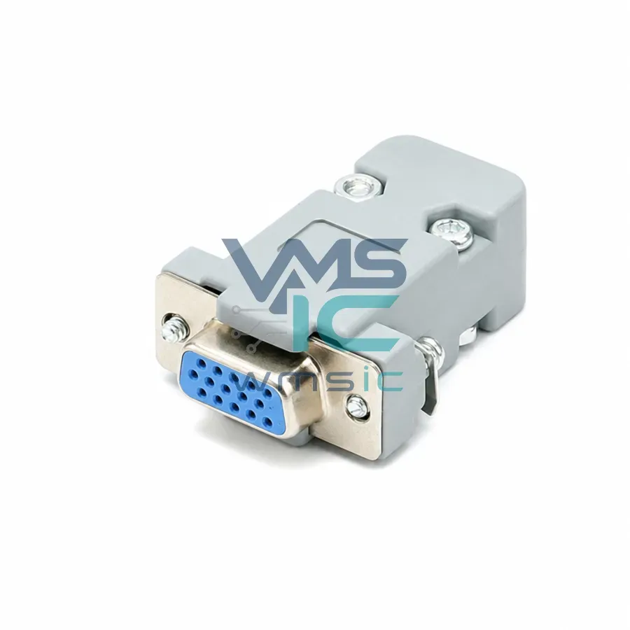 VGA HDB-15P Connector Male/Female 3-Row 15-Pin Solder Type with Shell VGA15 Package