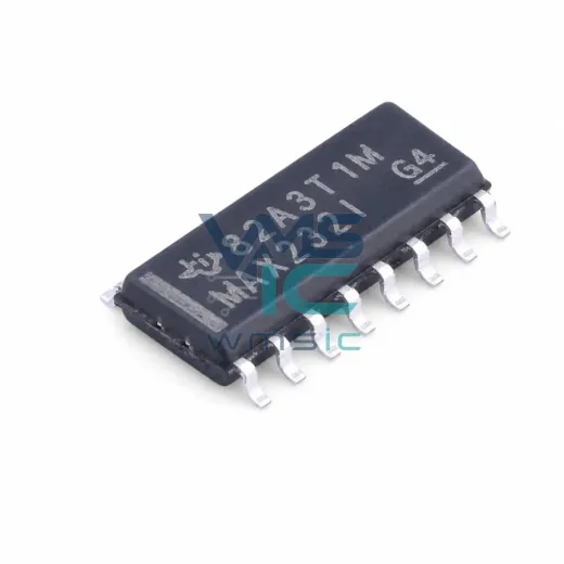 Приемопередатчик RS-232 MAX232IDR SOIC-16, 5В, 120 Кбит/с