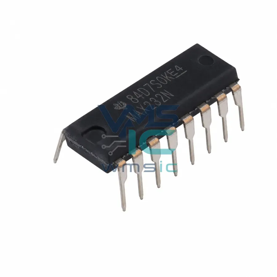 Приемопередатчик RS-232 MAX232N PDIP-16, 5В, 120 Кбит/с Корпус
