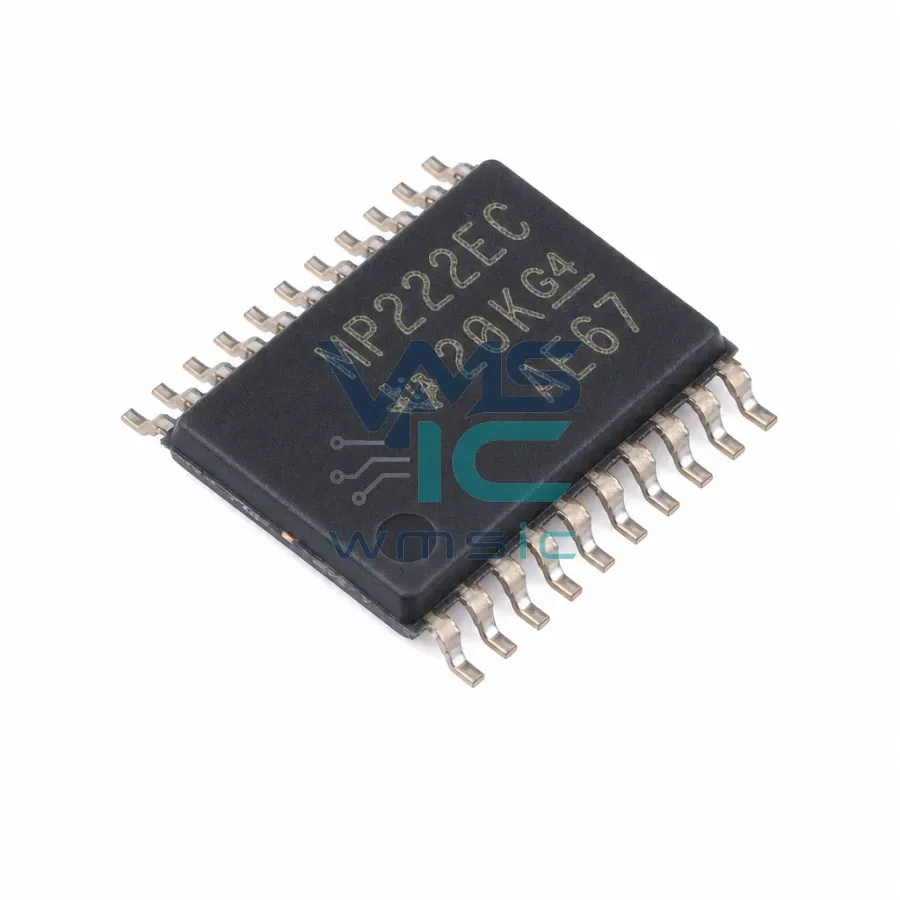 MAX3222ECPWR Приемопередатчик RS-232 с защитой ESD +/-15 кВ, TSSOP-20 Корпус