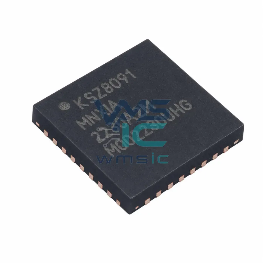 Приемопередатчик Ethernet PHY KSZ8091MNXIA-TR 10/100, QFN-32-EP(5x5) Корпус