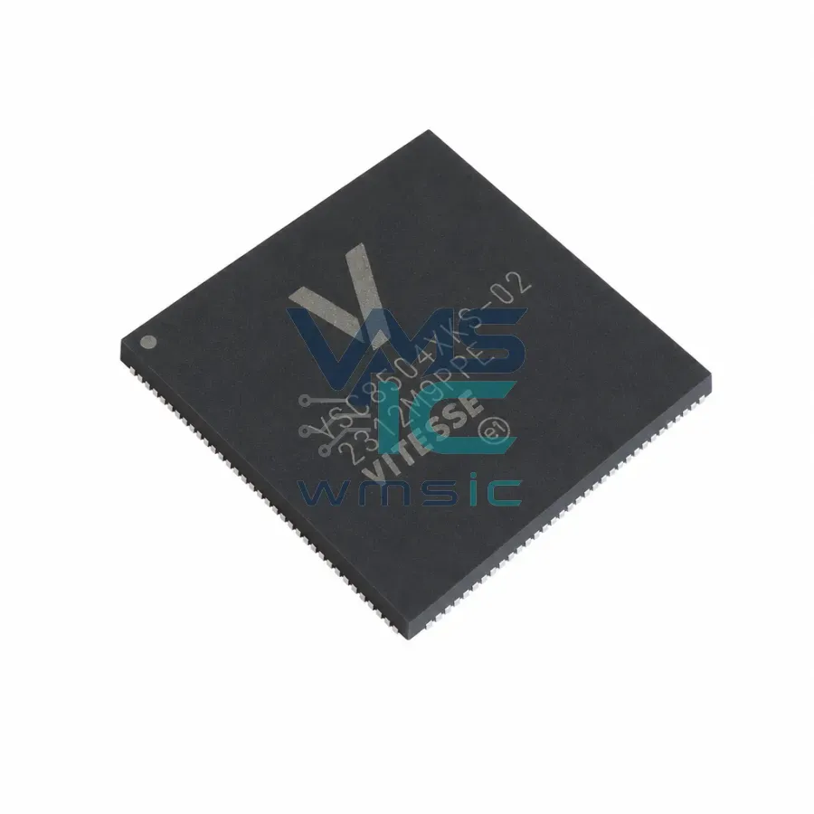 VSC8504XKS-02 Quad-Port 10/100/1000BASE-T PHY with SyncE and QSGMII/SGMII VSC8504XKS PBGA-256(17x17) Package