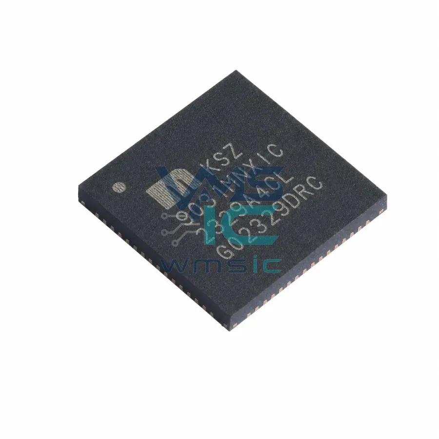 支持GMII/MII的千兆以太网收发器 KSZ9031MNXIC QFN-64-EP(8x8) 封装