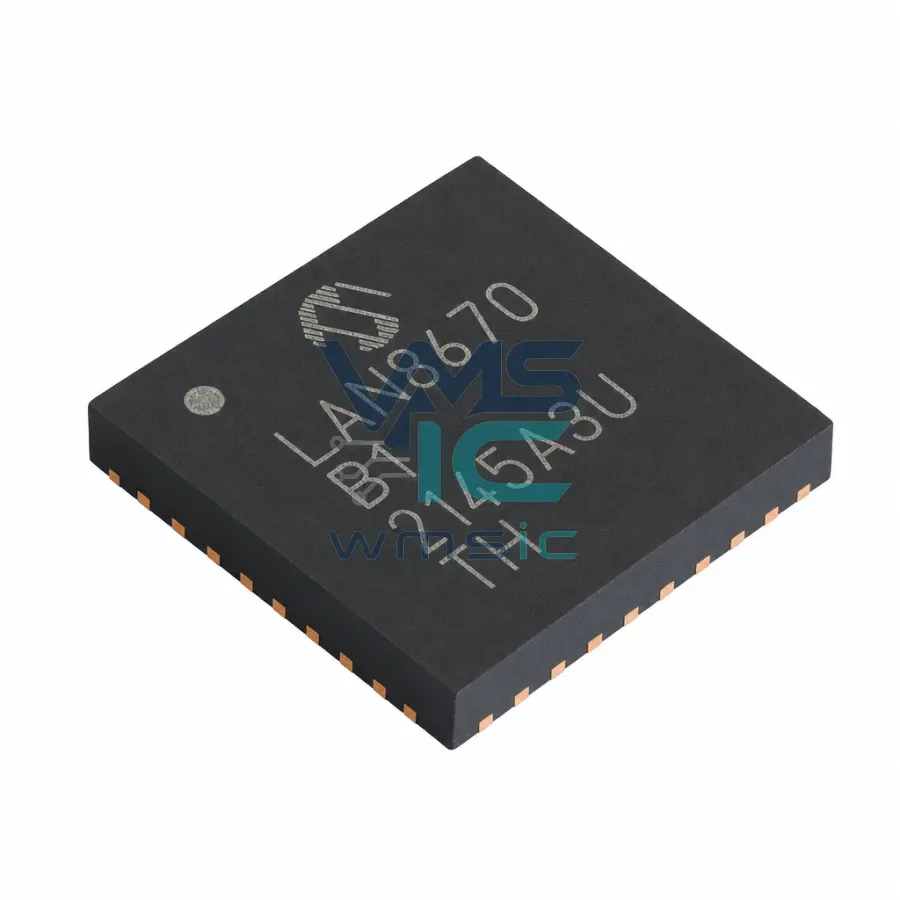 10 Бит/с Т1S Электронный легкий приемопередатчик LAN8670B1-E/LMX VQFN-32(5x5) Корпус