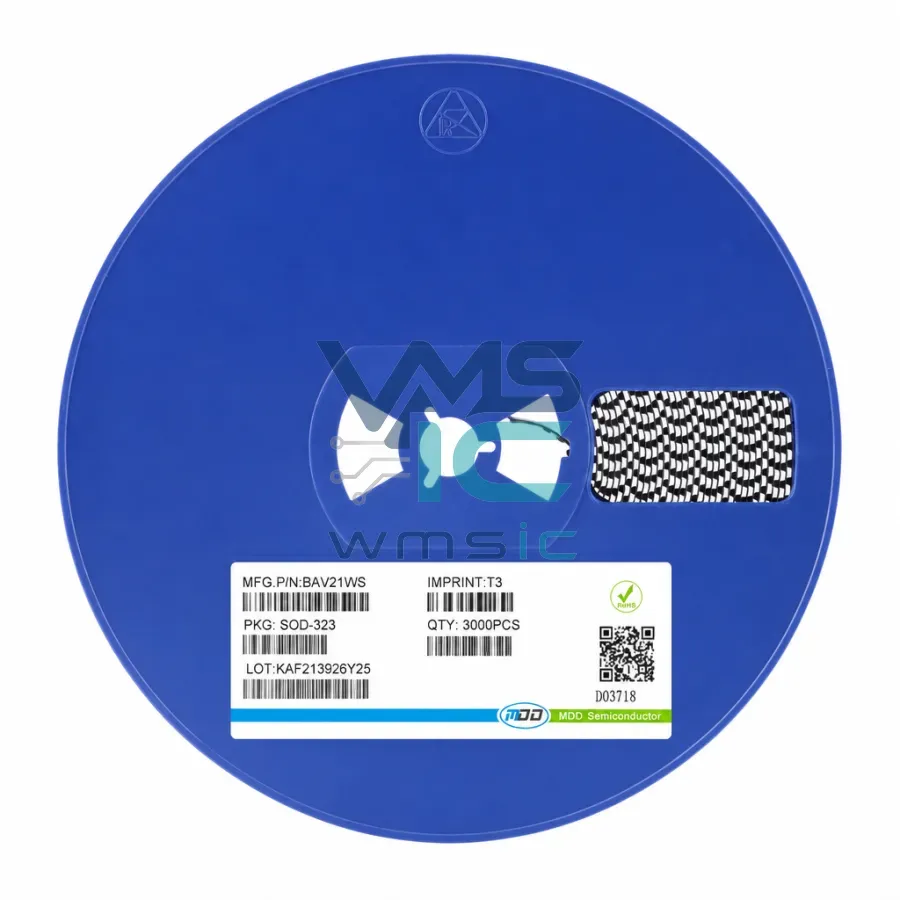 Переключающий диод BAV21WS SOD-323, 200 В, 200 мА, 10 шт. Корпус