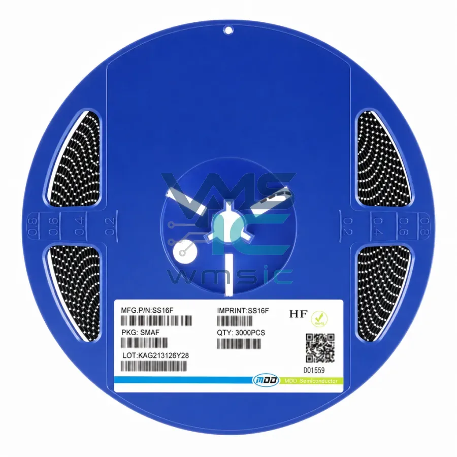 Диод Шоттки SS16F, SMAF, 60 В, 1 А, SMD, 10 шт. Корпус